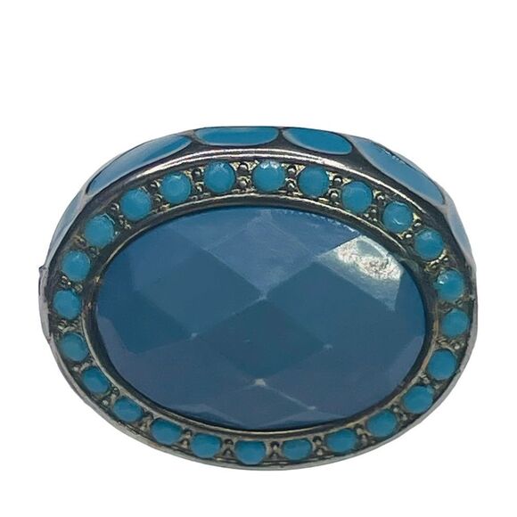 10/$25🦋 Blue Stone Fashion Ring - Size 7.5 - Picture 2 of 9